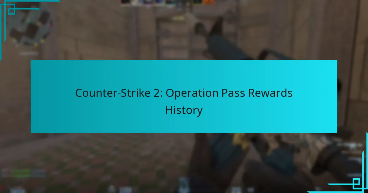 Counter-Strike 2: Operation Pass Rewards History