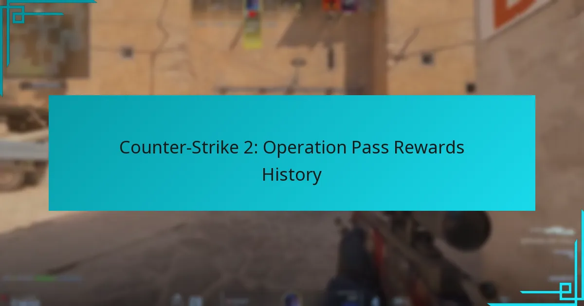 Counter-Strike 2: Operation Pass Rewards History