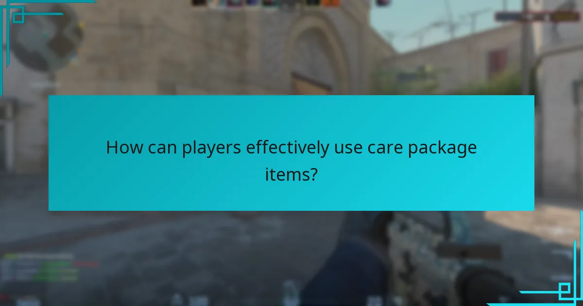 Which items can be found in Counter-Strike 2 care packages?