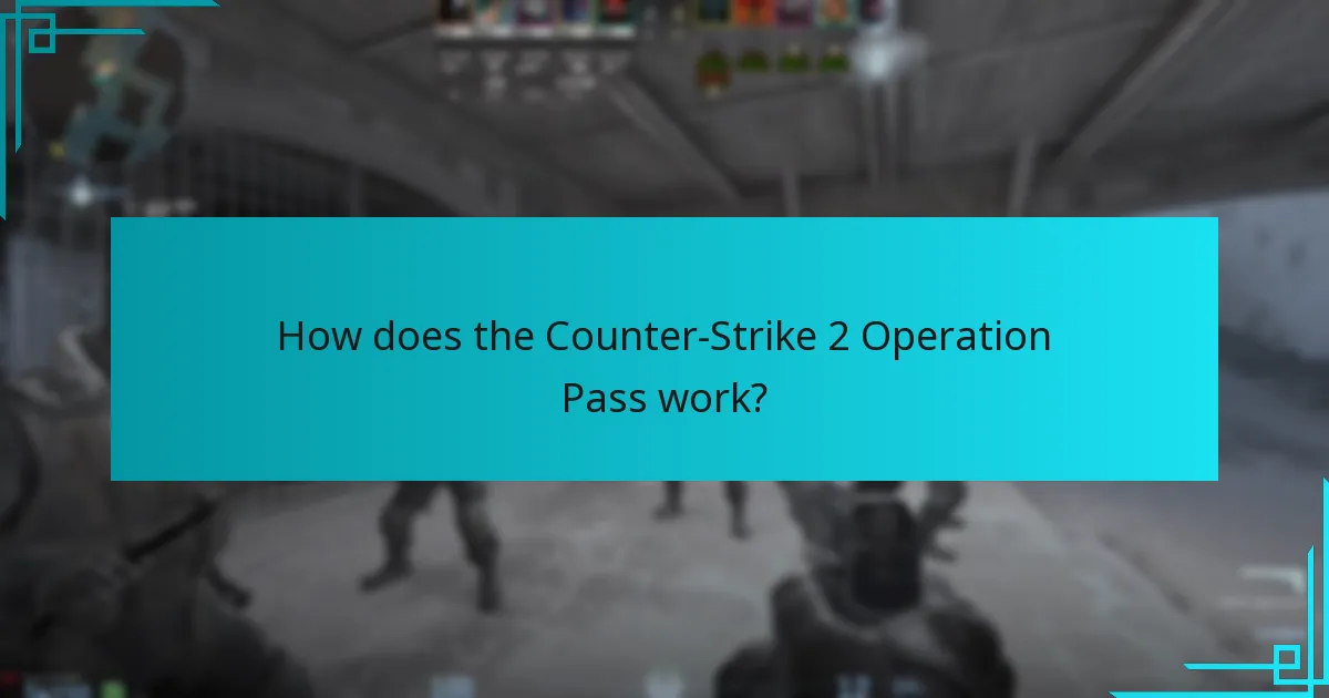 How does the Counter-Strike 2 Operation Pass work?