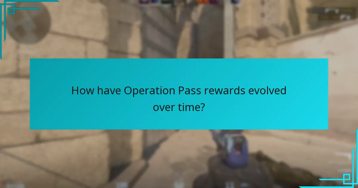 What rewards have been offered in past Operation Passes?