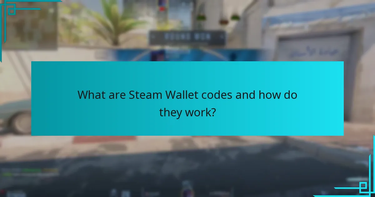 What are Steam Wallet codes and how do they work?