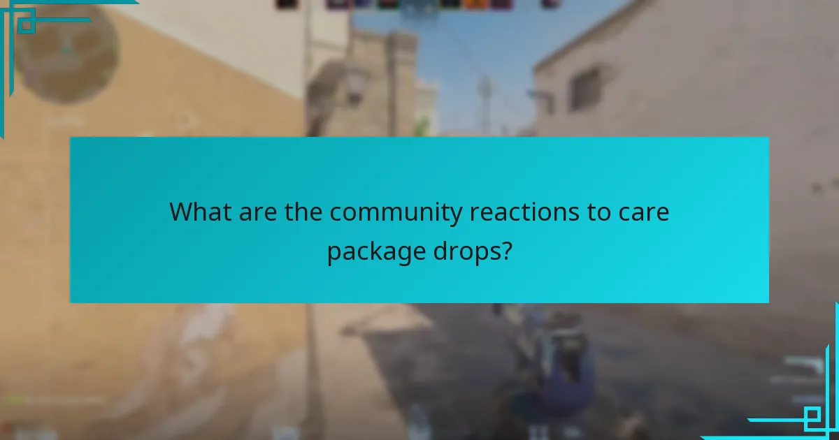 How can players effectively utilise items from care packages?