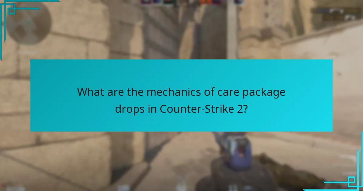 What are player experiences with care package drops?