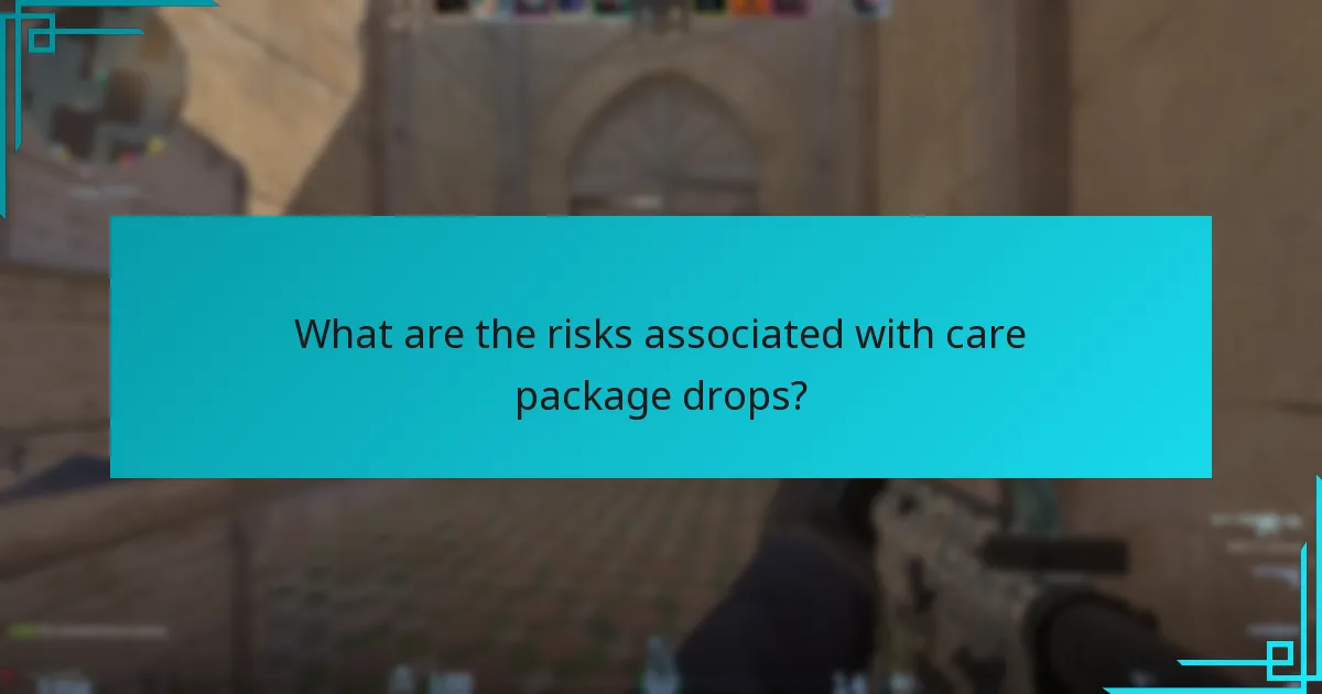 Which items from care packages are most valuable?
