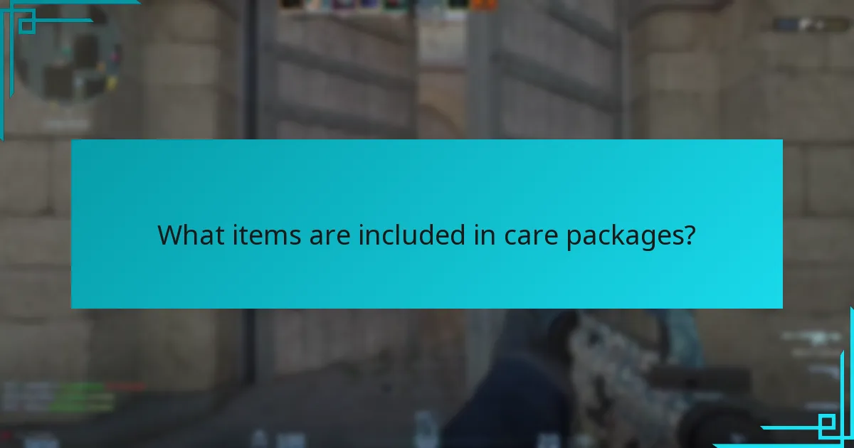 What are the community reactions to care package drop events?